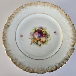 Porcelain Fruit Plate Vtg